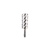 Medicool Silver Carbide Small Barrel Two-Way Bits for Nails