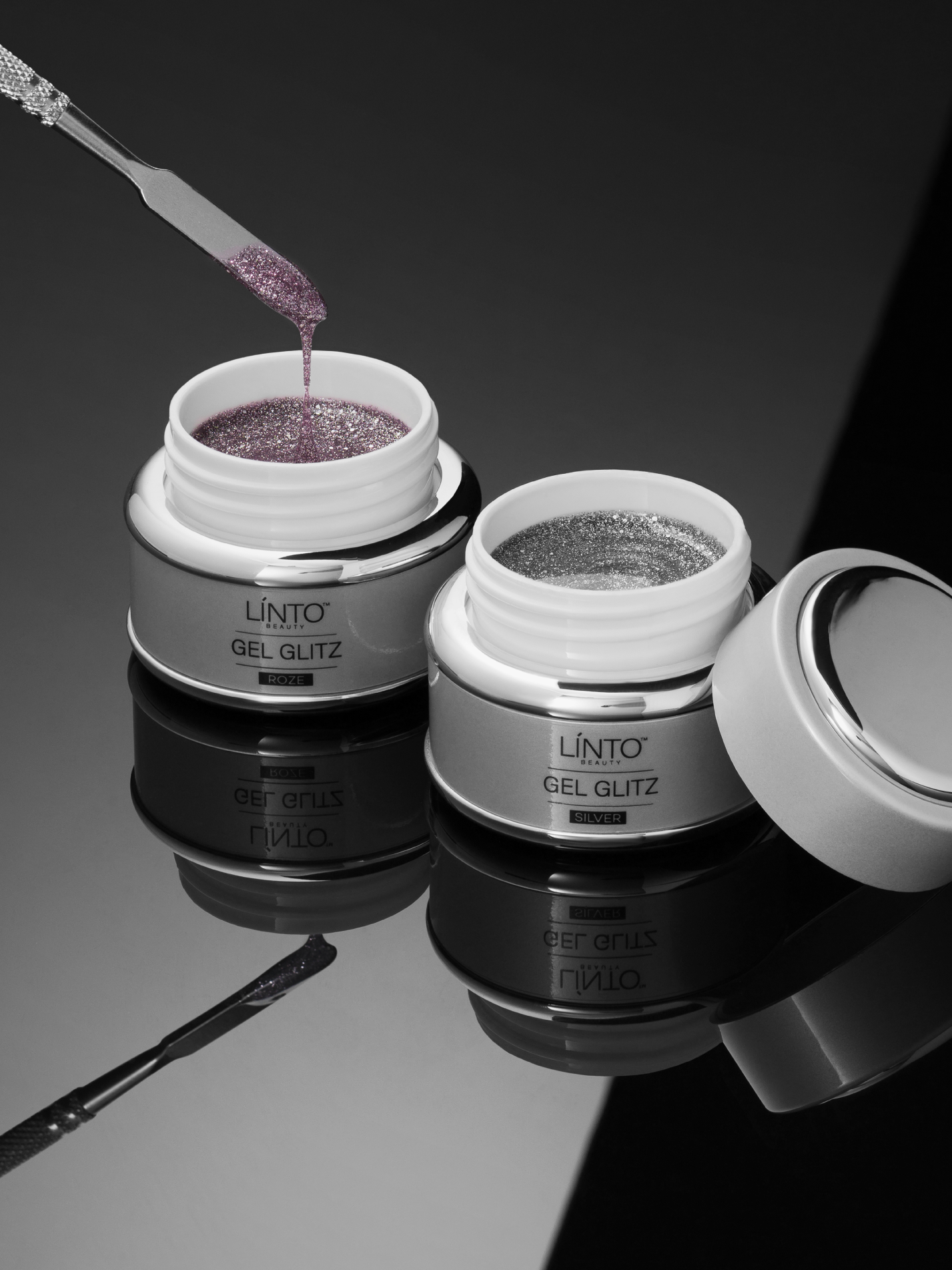 LINTO BEAUTY GEL GLITZ Roze