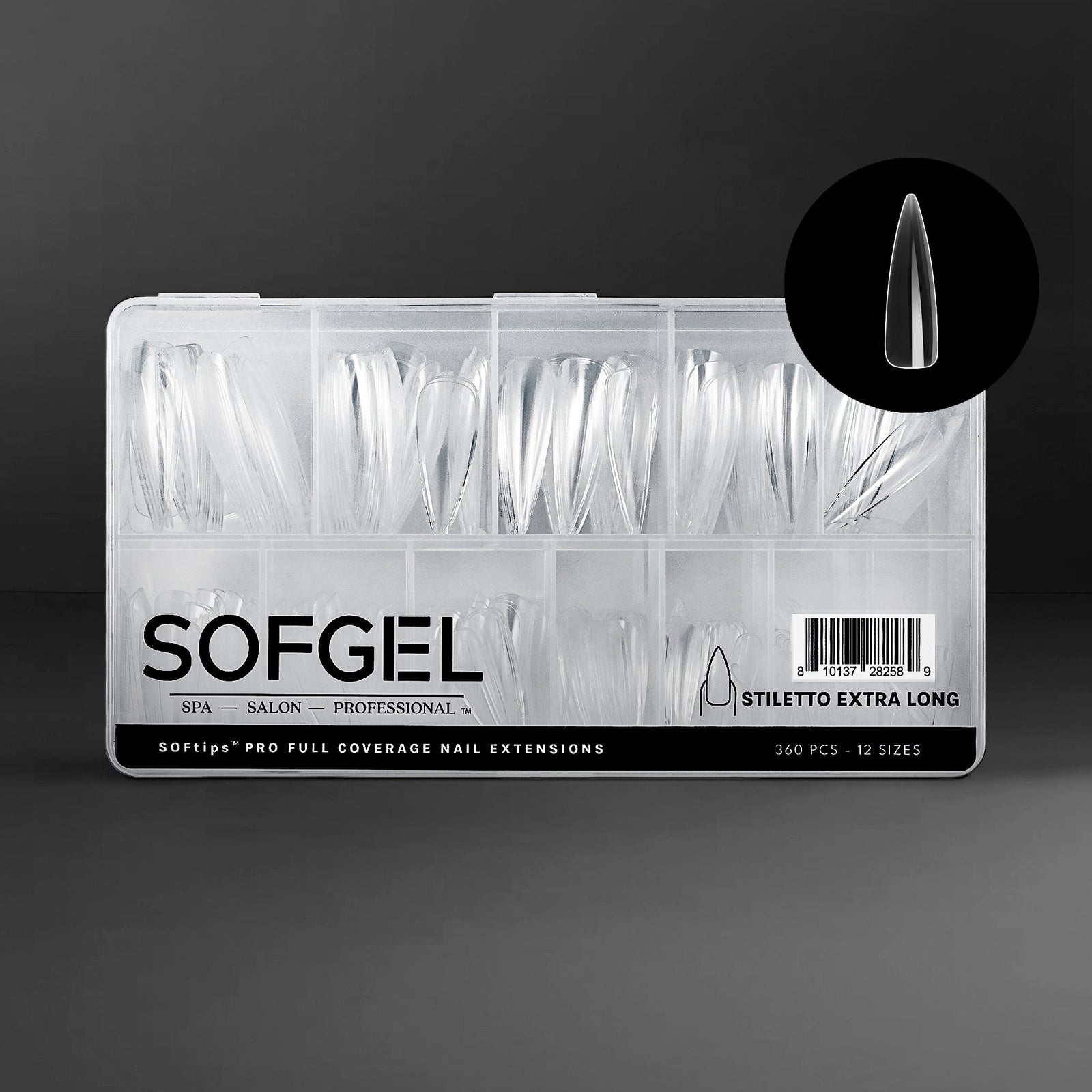 SOFGEL SOFTIPS PRO™ XII - Standard Stiletto XL