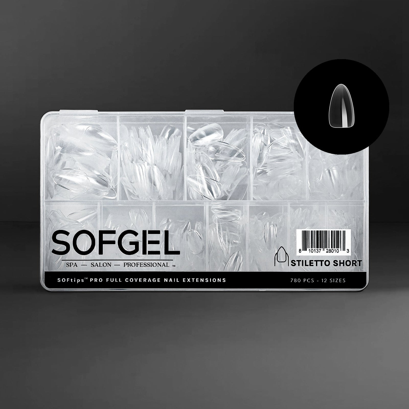 SOFGEL SOFTIPS PRO™ XII - Standard Stiletto Short