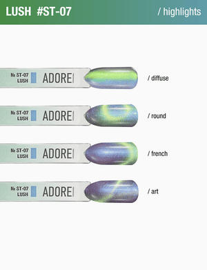 Adore Professional Satin Cat Eye Gel Polish - Lush
