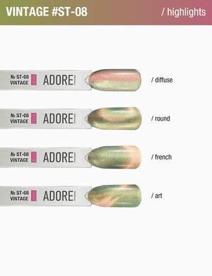 Adore Professional Satin Cat Eye Gel Polish - Vintage