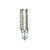 Swiss Carbide Flat Barrel Bit -SC11C- for Nails