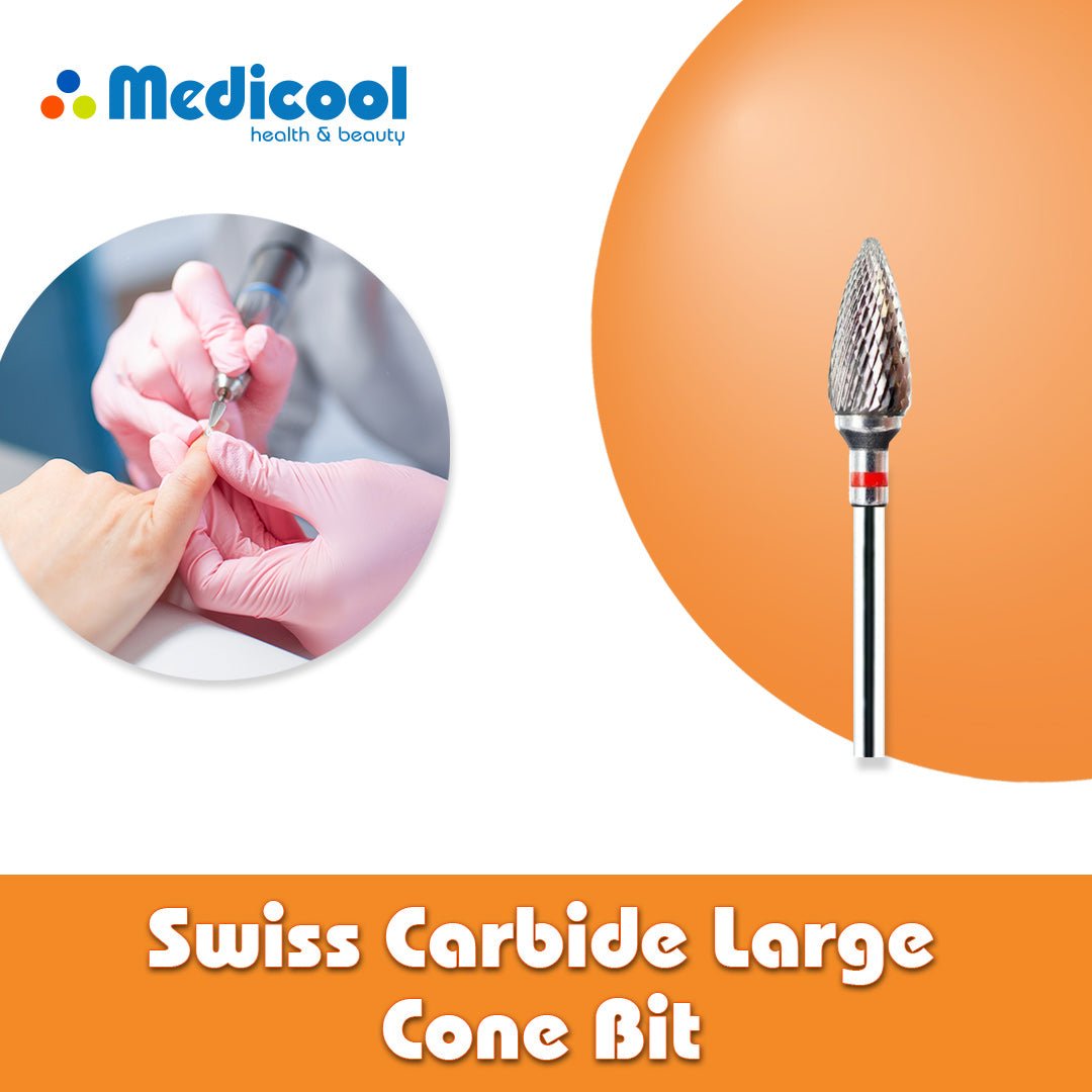 Medicool Swiss Carbide Large Cone Bit for Nails