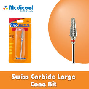 Medicool Swiss Carbide Large Cone Bit for Nails