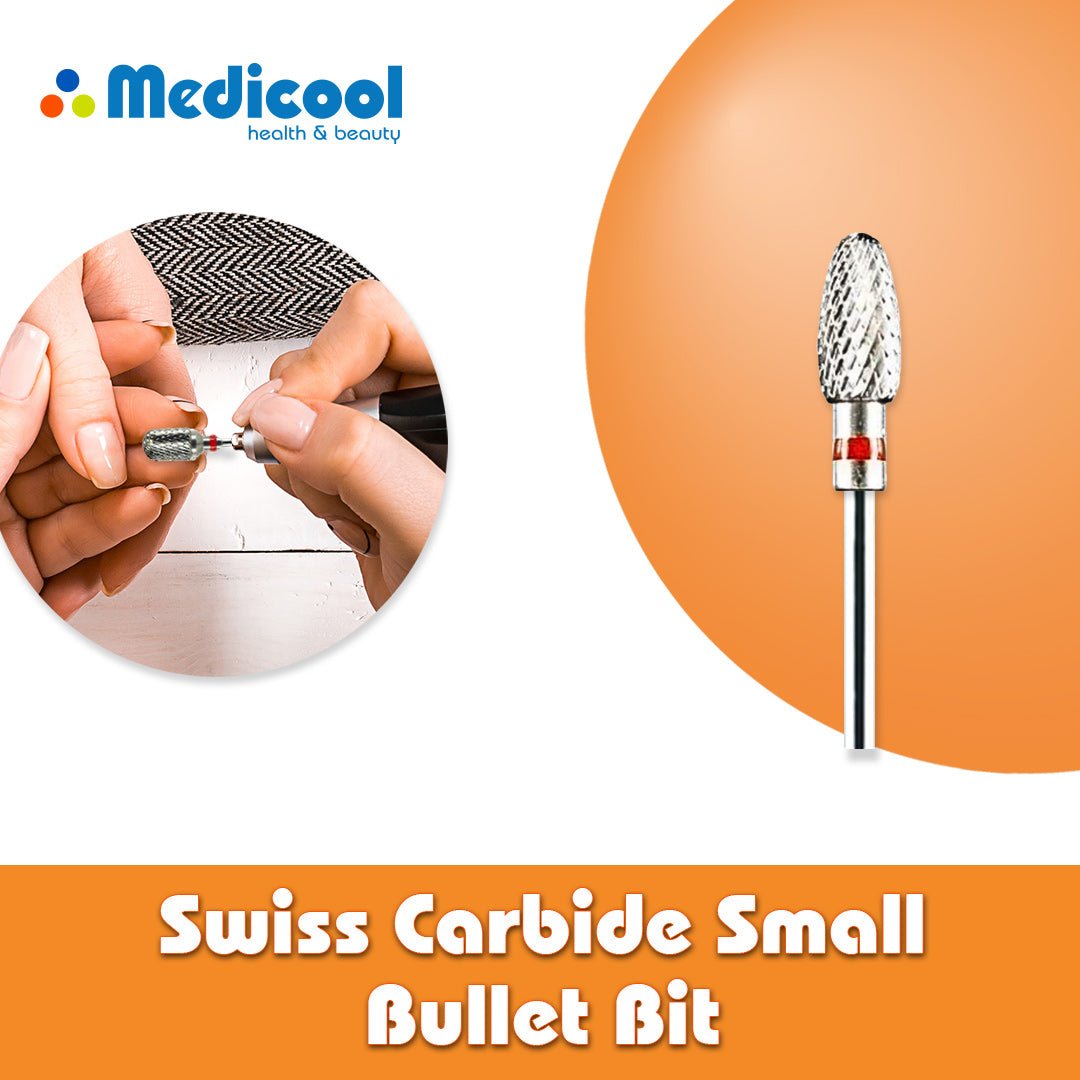 Medicool Swiss Carbide Small Bullet Bit -SC53 BIT- for Nails