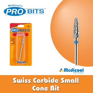 Medicool Swiss Carbide Small Cone Bit for Nails