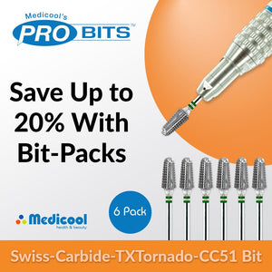 Medicool Swiss Carbide TX Tornado -CC51- for Nails