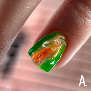 Adore Professional 3D Funky Art Gel #15- Lime Glass