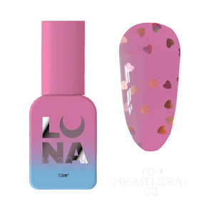 Luna Top Coat Heartbeat 03- Rose Gold