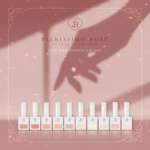 JIN.B Pianissimo Rose Collection- 10 PCS Syrup Gel Polish Set