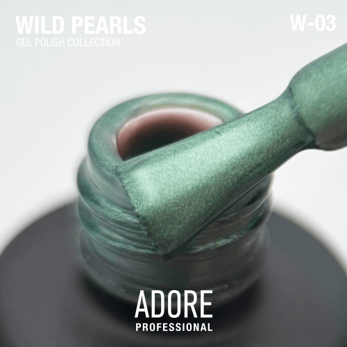 Adore Professional Wild Pearls Pearlescent Gel Polish- Mint Green