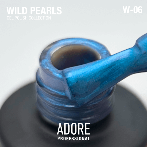 Adore Professional Wild Pearls Pearlescent Gel Polish- Deep Blue