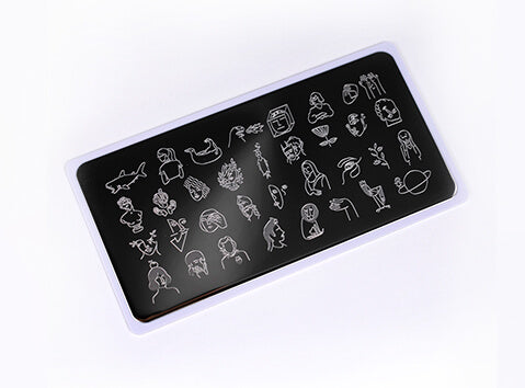 ONIQ Echo Stamping Plate: Muse #1