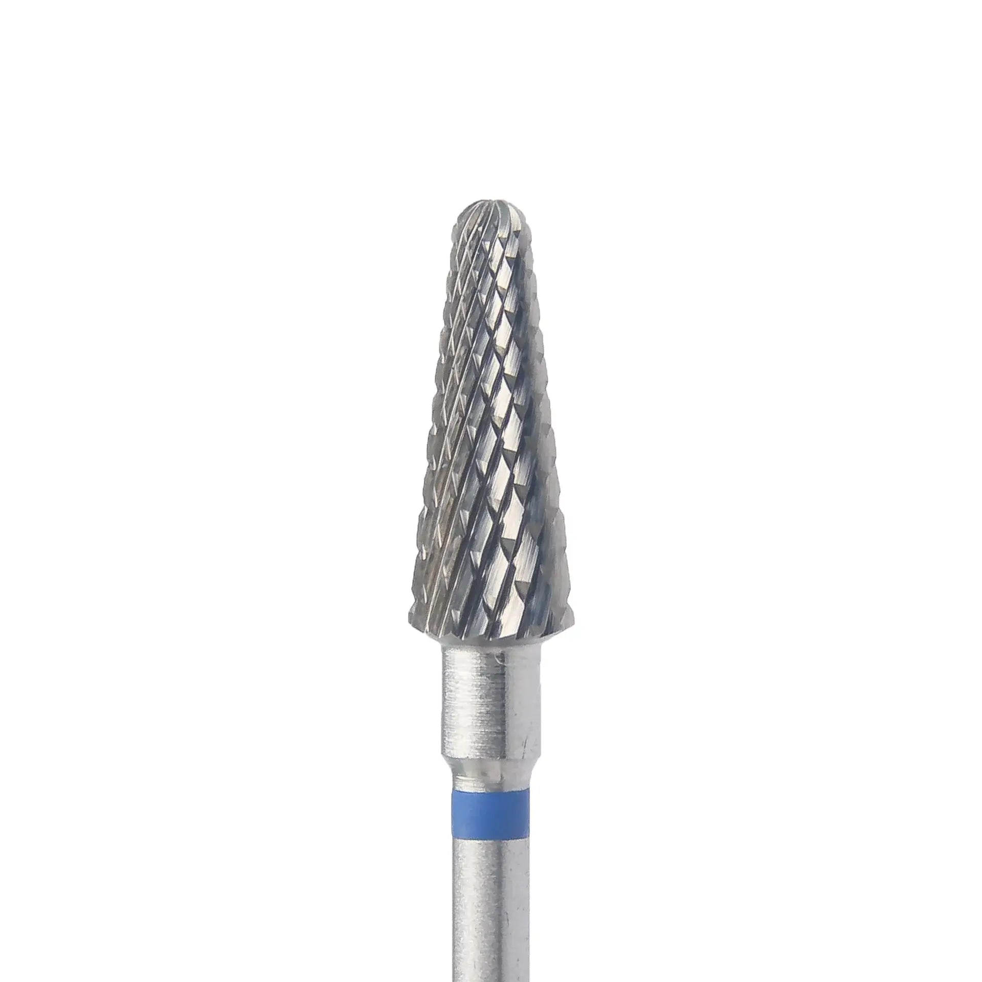 Tungsten Carbide Cone E-File Nail Drill Bit - Medium Grit (Blue) 5mm