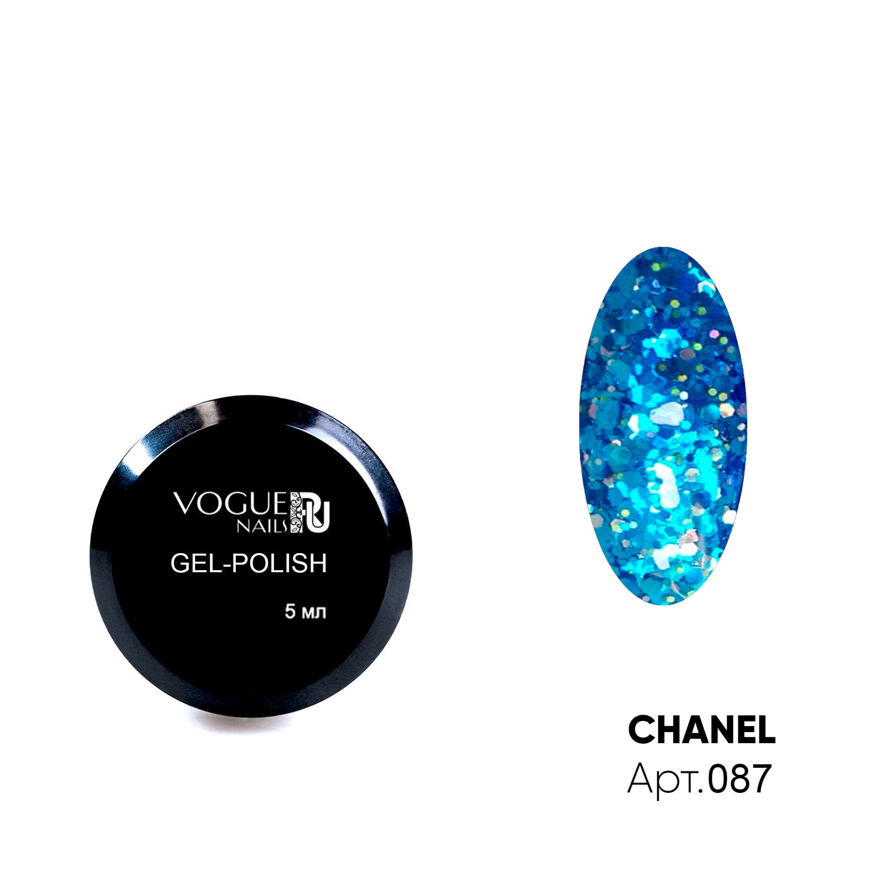 Vogue Nails "High Fashion Week" Gel Glitter - #1
