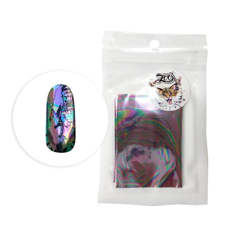 Zoo Nail Art Transfer Foil - Northern Lights Pink - Nail Mart USA