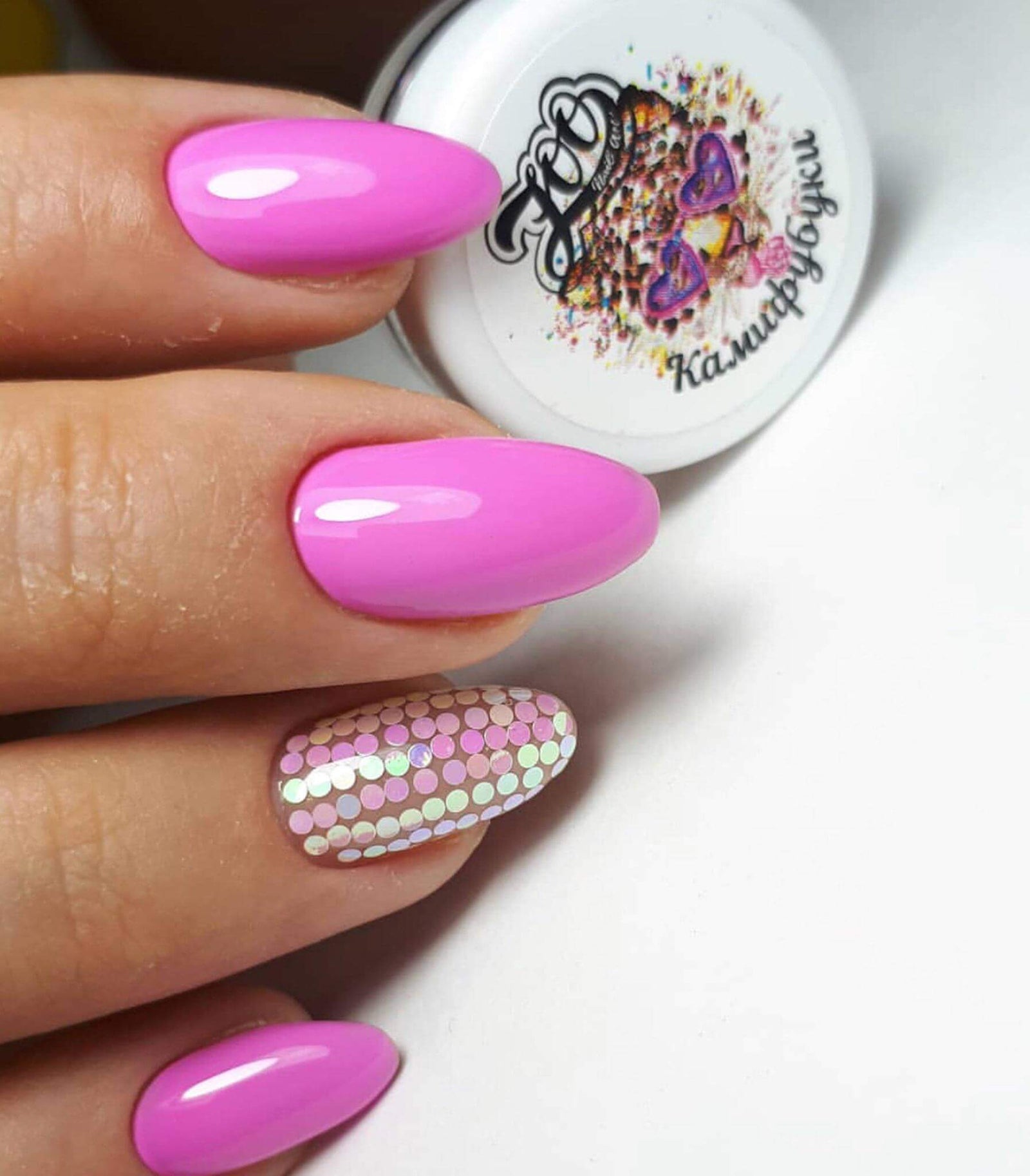 Zoo Nail Art Kamifubuki  Pearly - White Pink