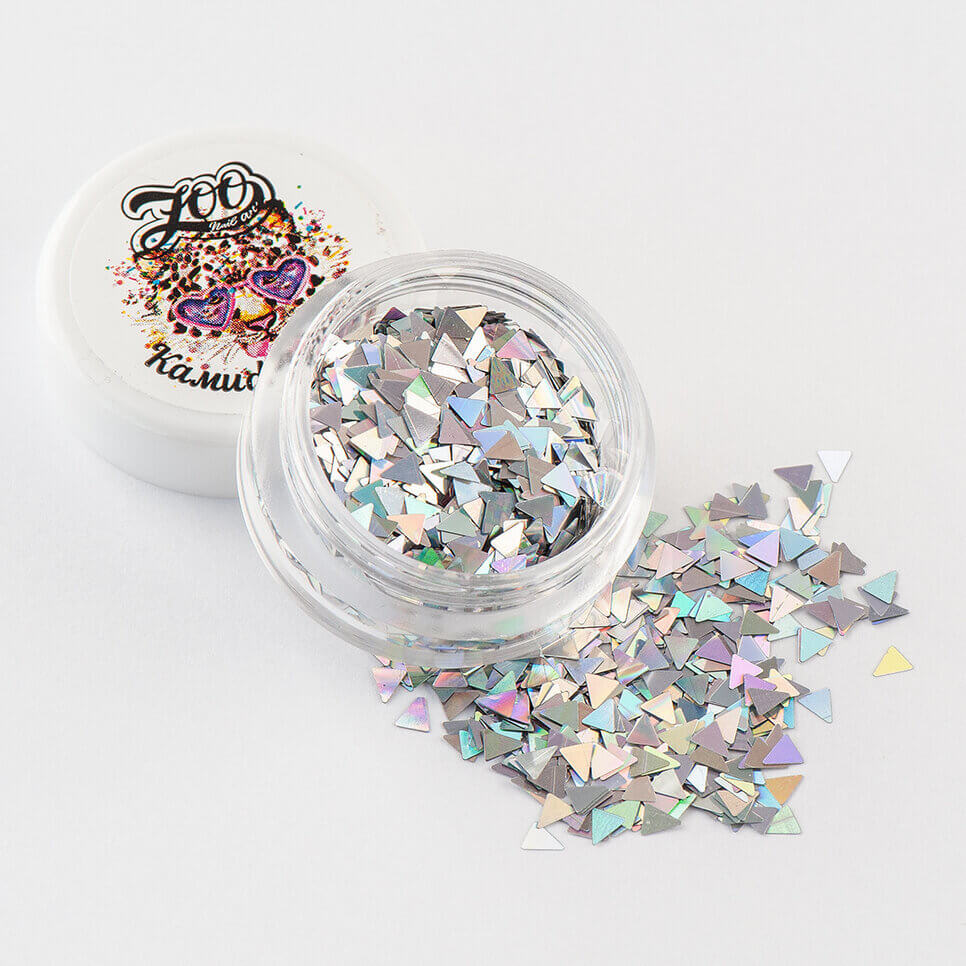 Zoo Nail Art Kamifubuki Holography - Rainbow