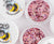 Zoo Nail Art  Disco Honeycombs Hexagon Mix - Baby Pink