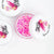 Zoo Nail Art Hexagon Mix Fairy Wings- Pink