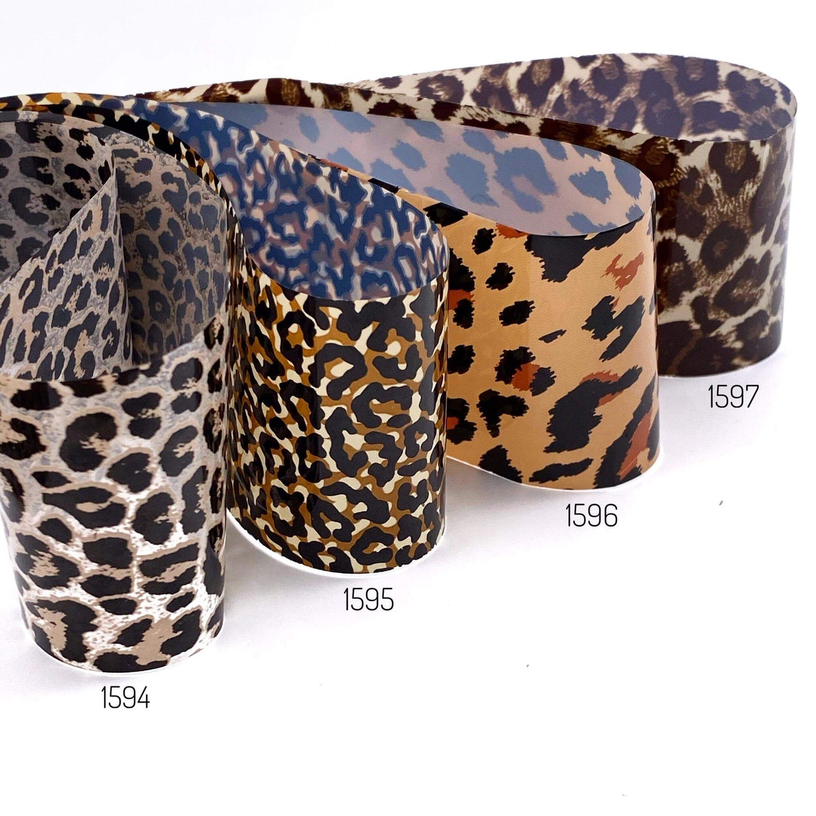 Zoo Nail Art Transfer Foil - Brown Leopard