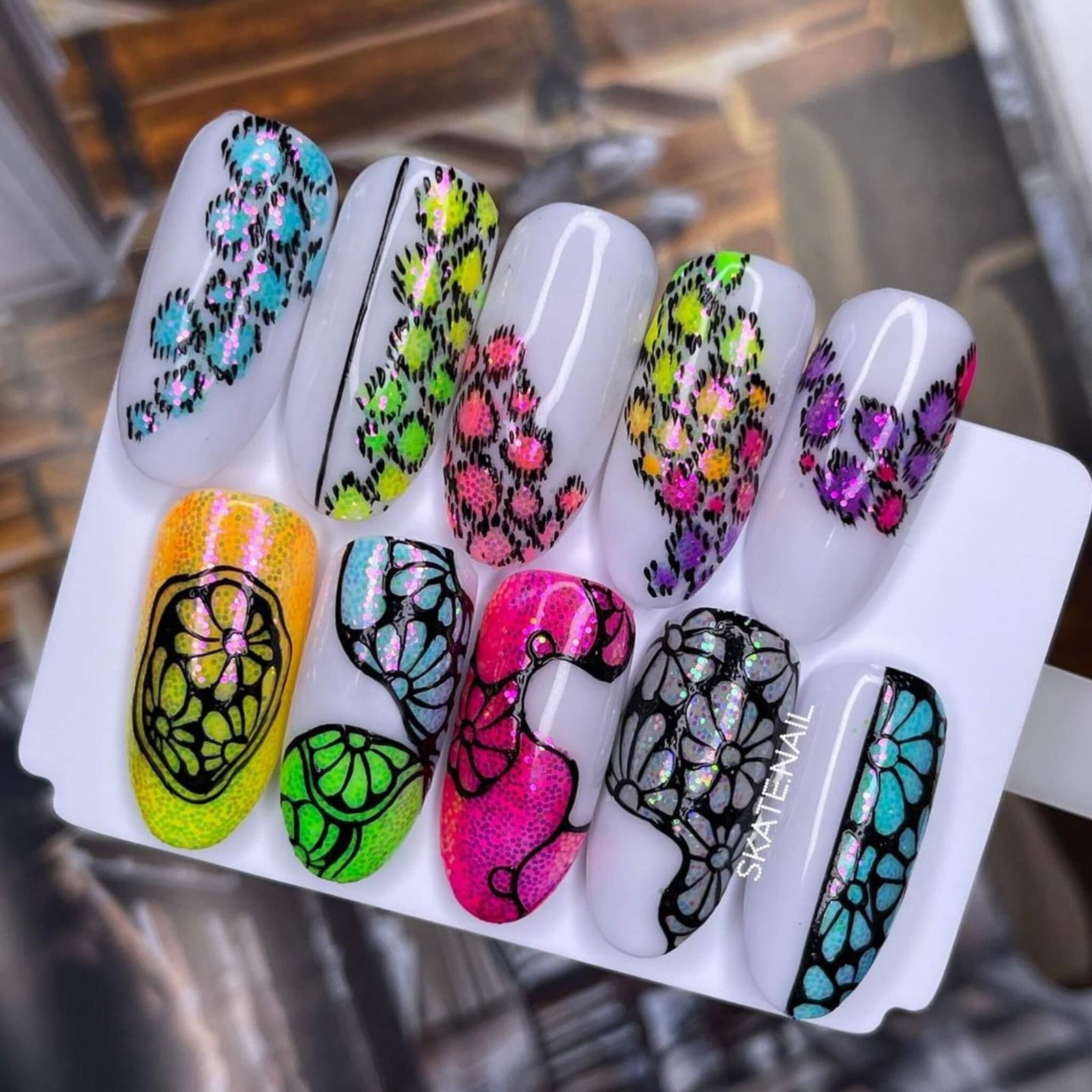 Zoo Nail Art Mirror Gloss "Fairytale Fish" -Yellow