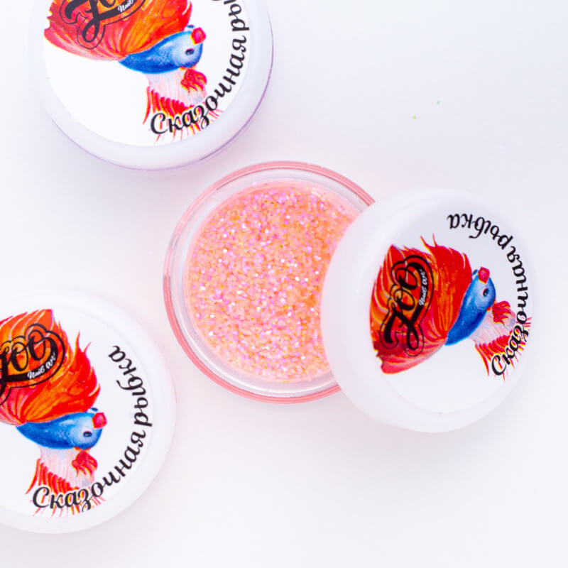 Zoo Nail Art Mirror Gloss "Fairytale Fish" - Coral