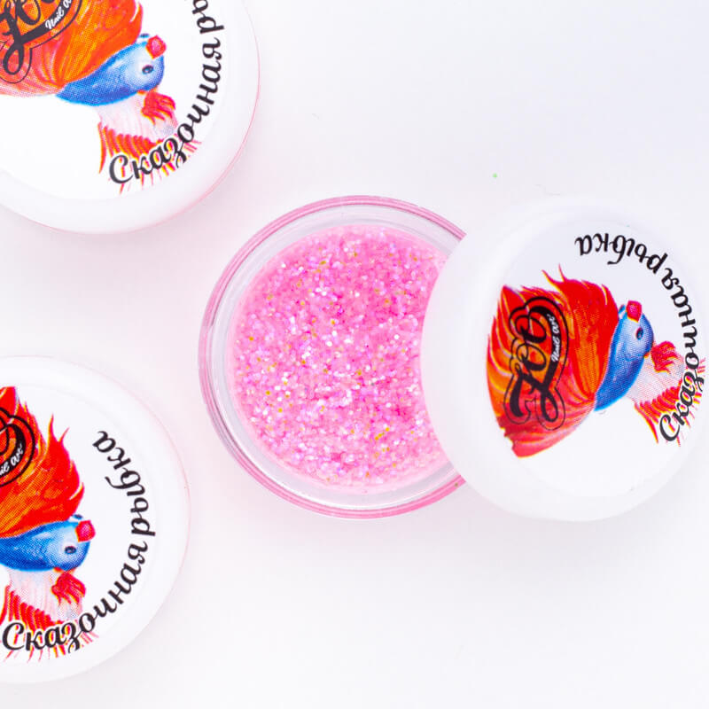 Zoo Nail Art Mirror Gloss "Fairytale Fish" - Hot Pink