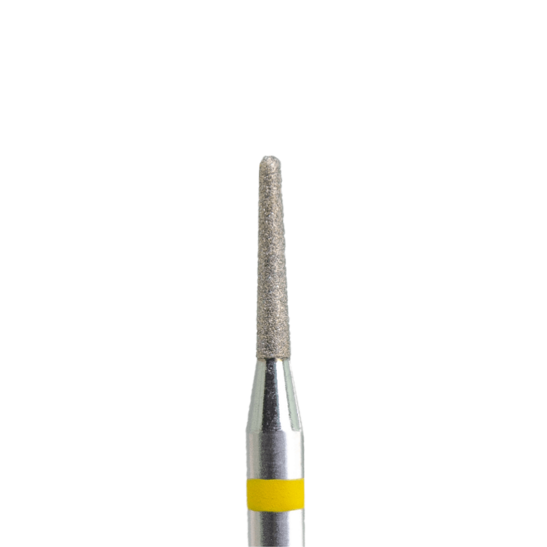 KMIZ Cone E-File Nail Drill Bit - Soft Grit (Yellow)