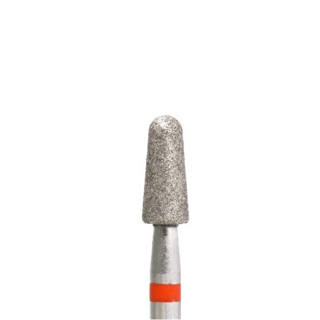 KMIZ Large Cone E-File Nail Drill Bit - Soft Grit (Red)