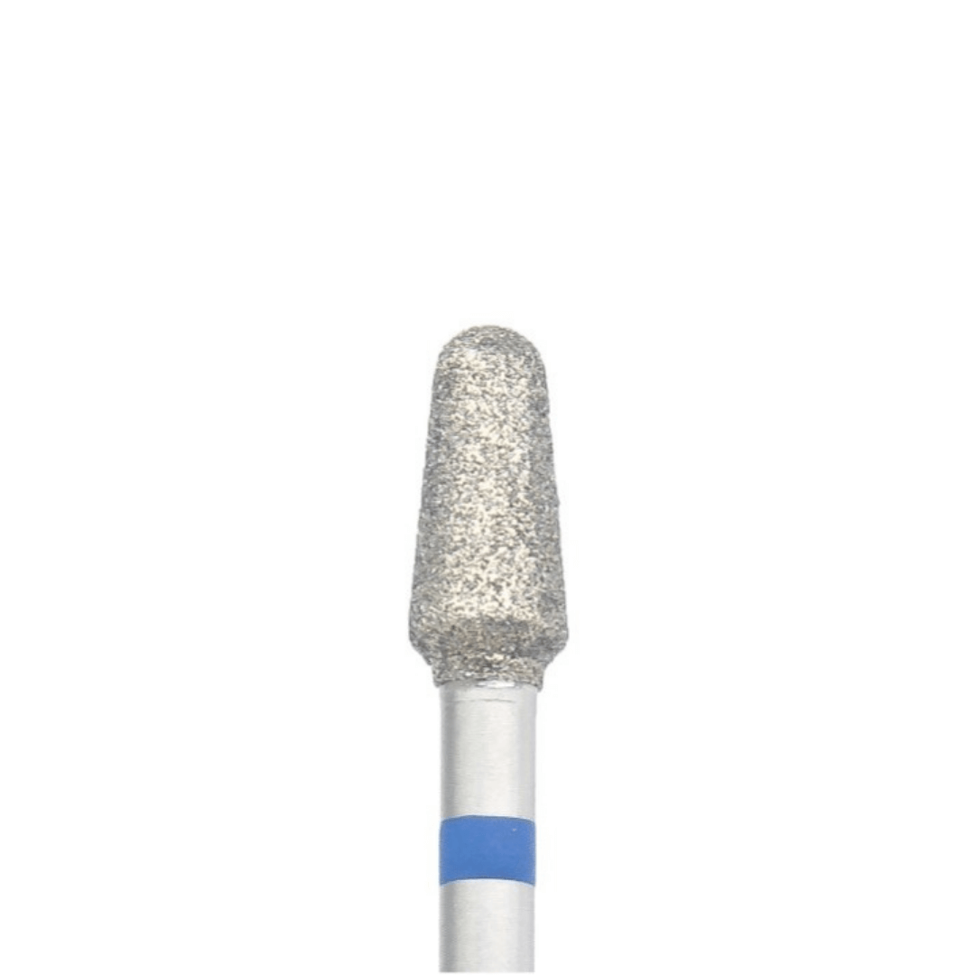 KMIZ Large Cone E-File Nail Drill Bit - Medium Grit (Blue)