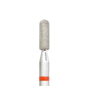 KMIZ Diamond Rounded Cylinder  E-File Nail Drill Bit - Soft grit