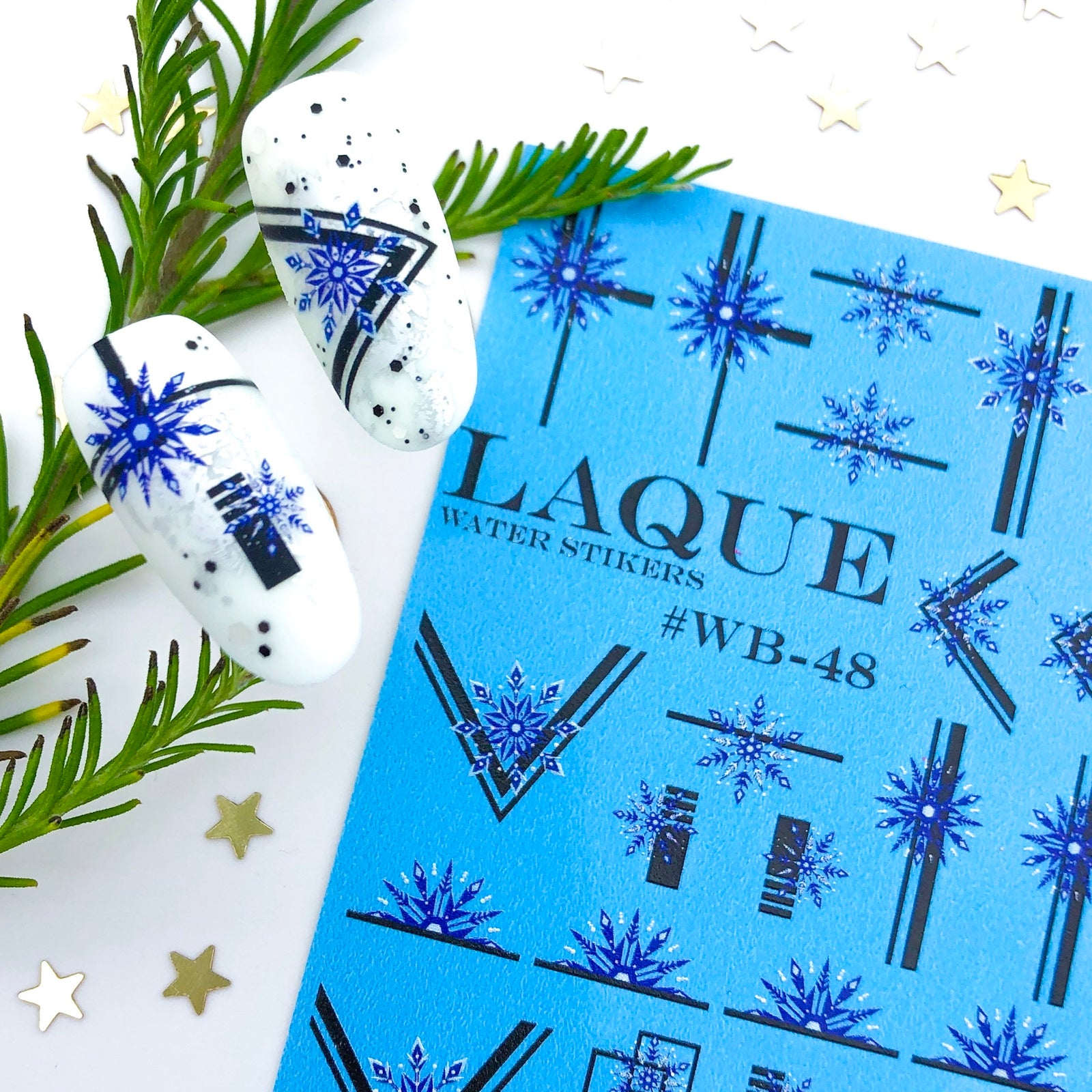 Laque Blue Parallels Slider