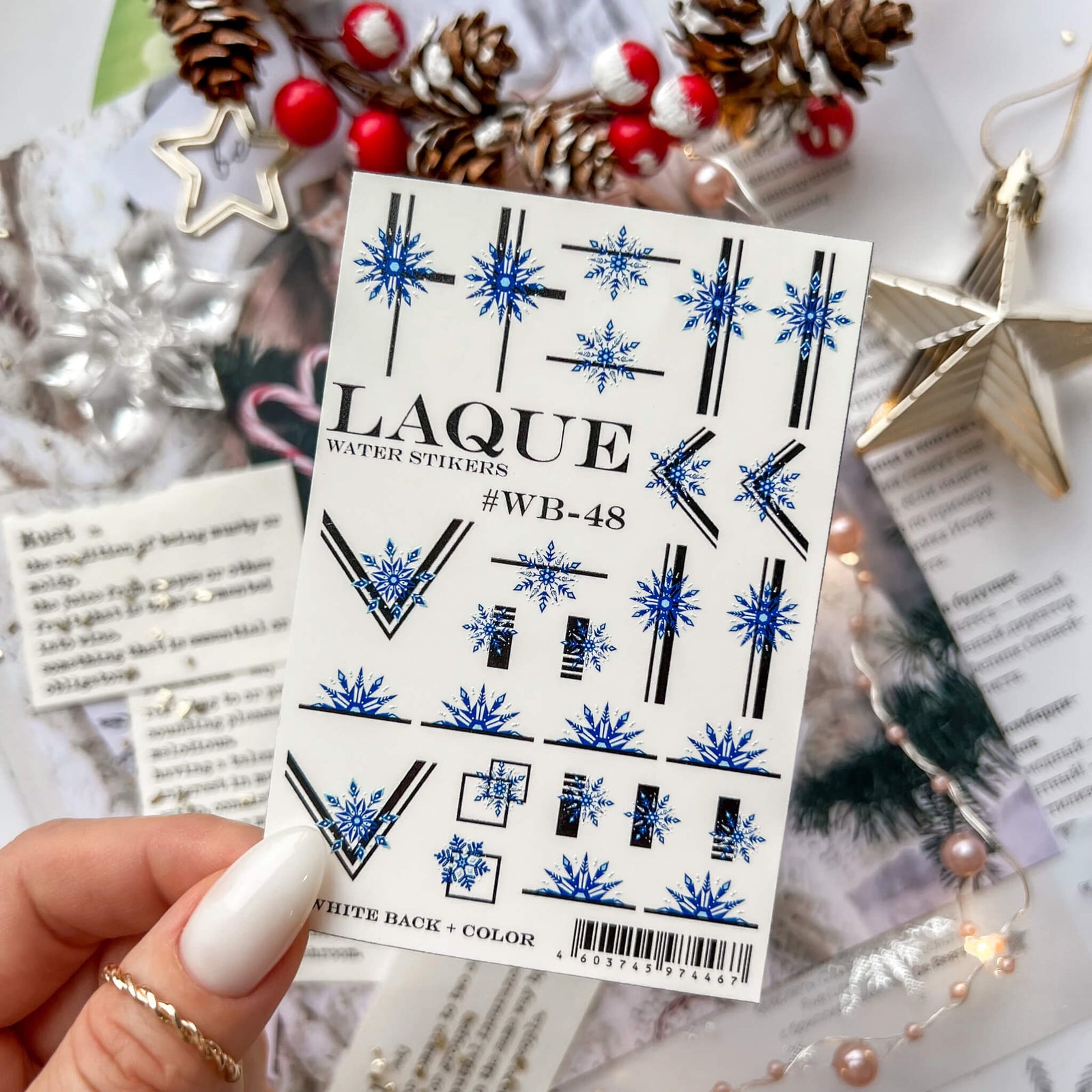 Laque Blue Parallels Slider