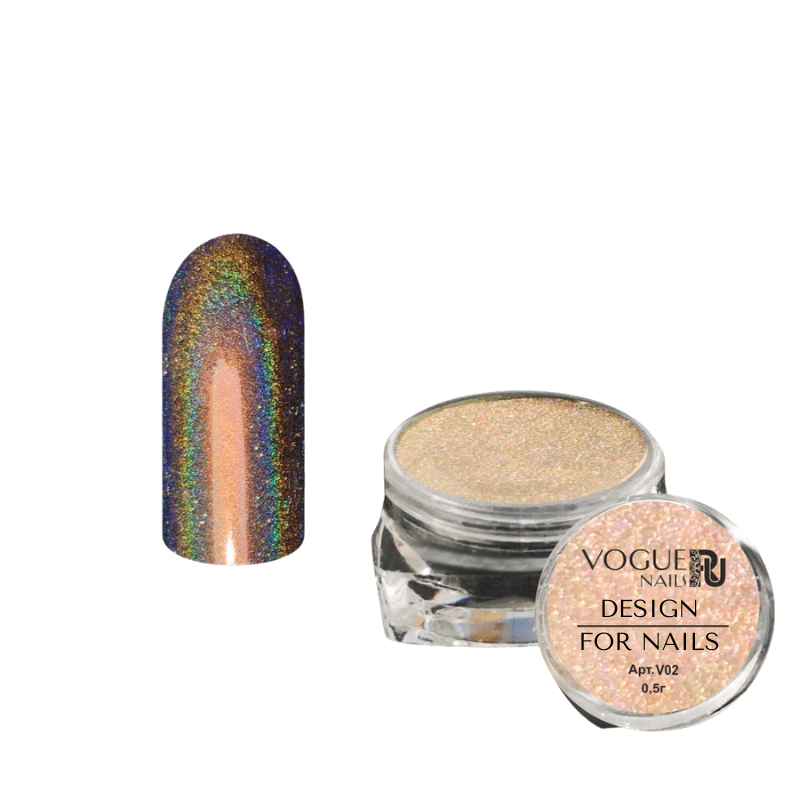 Vogue Nails Powder Pigment - Prism Gold