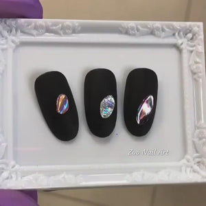 Zoo Nail Art Transfer Foil - Northern Lights Silver