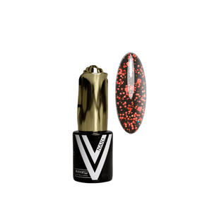Vogue Nails Flake Effect Top Coat: Coral