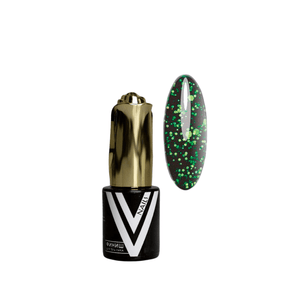 Vogue Nails Flake Effect Top Coat: Green