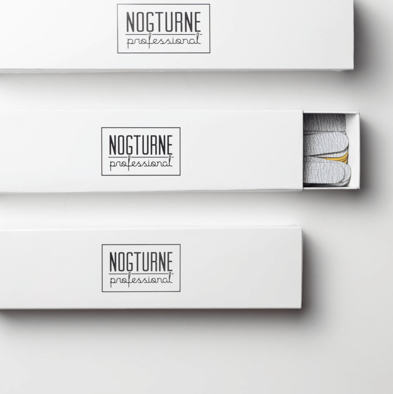Nogturne Professional Replaceable Nail Files: White