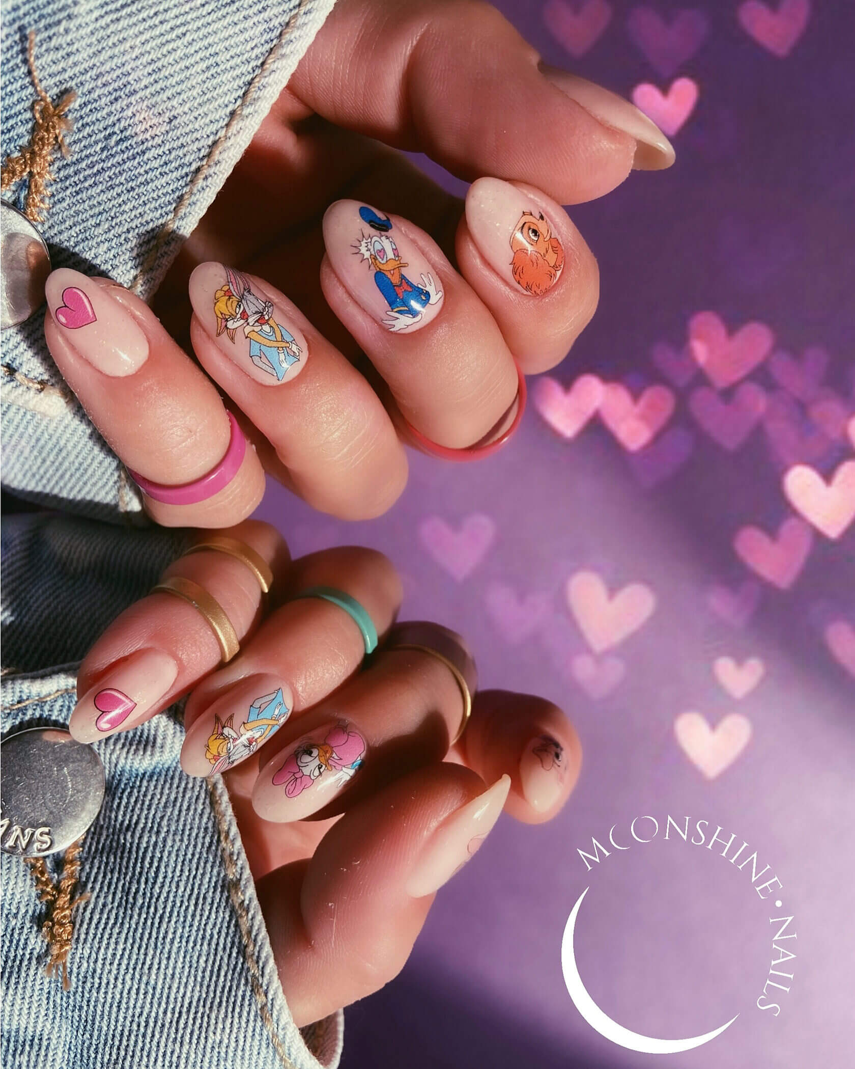 Moonshine Nails Disney Love Decal/Slider (Small) - Nail Mart USA