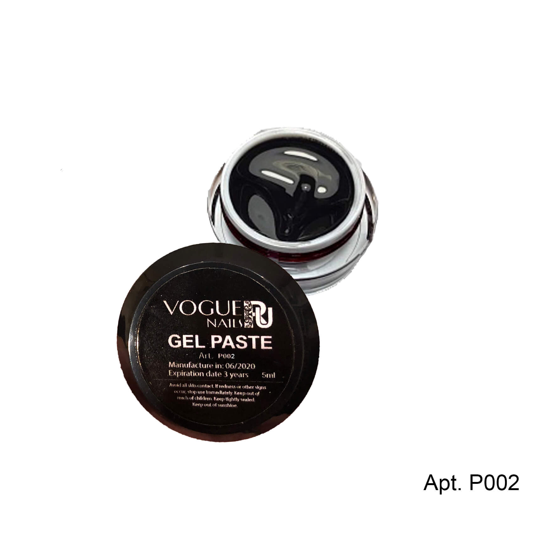 Vogue Nails Gel-Paste: Black
