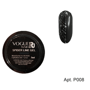 Vogue Nails "Spider Web" Gel Paint - Silver