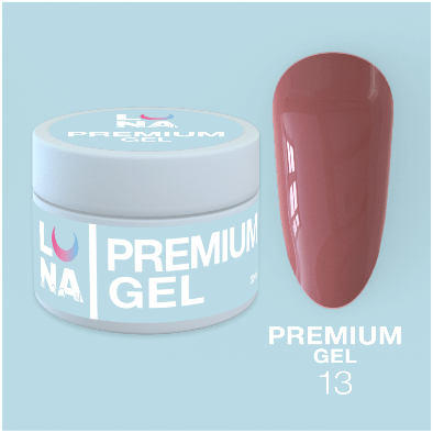 Luna Premium Builder Gel 13, 30 ml - Strawberry Souffle