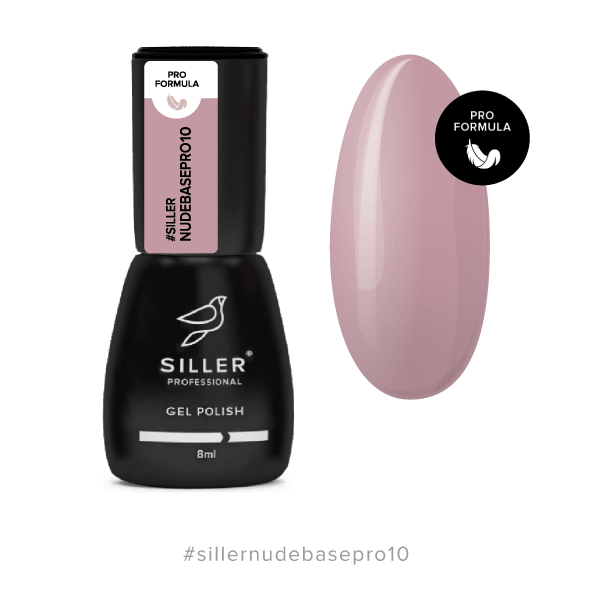 Siller Nude Base Pro 10 Pink Gray Nail Mart USA