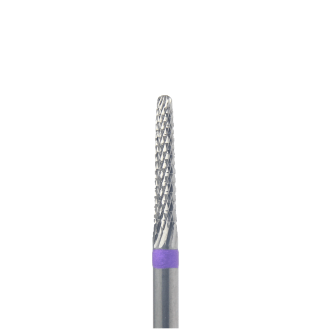 KMIZ Carbide Corn Nail Drill Bit - Coarse Grit (Purple) 2.3mm