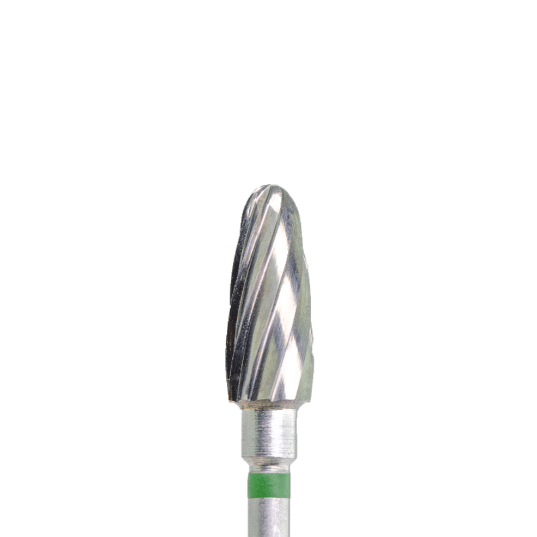 Carbide Cone E-File Nail Drill Bit - Coarse Grit (Green) 5.0mm