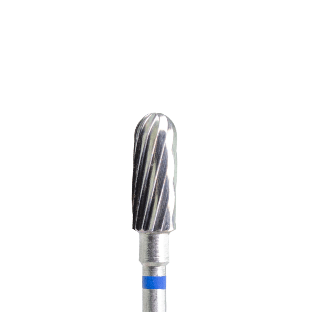 KMIZ Carbide Cone E-File Nail Drill Bit - Medium Grit (Blue) 4.5mm