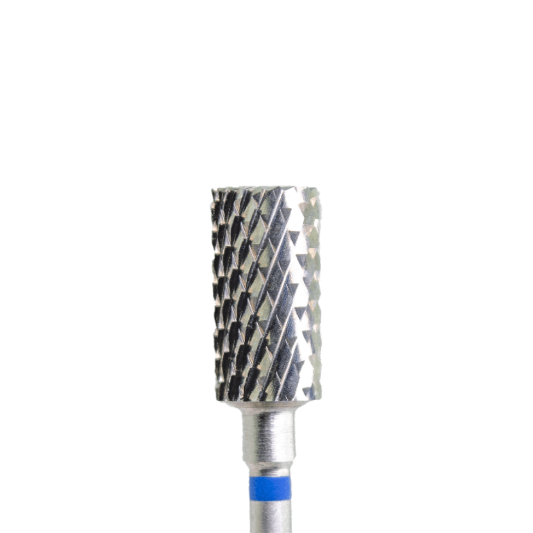 Carbide Barrel E-File Nail Drill Bit - Medium Grit (Blue) 6.0mm