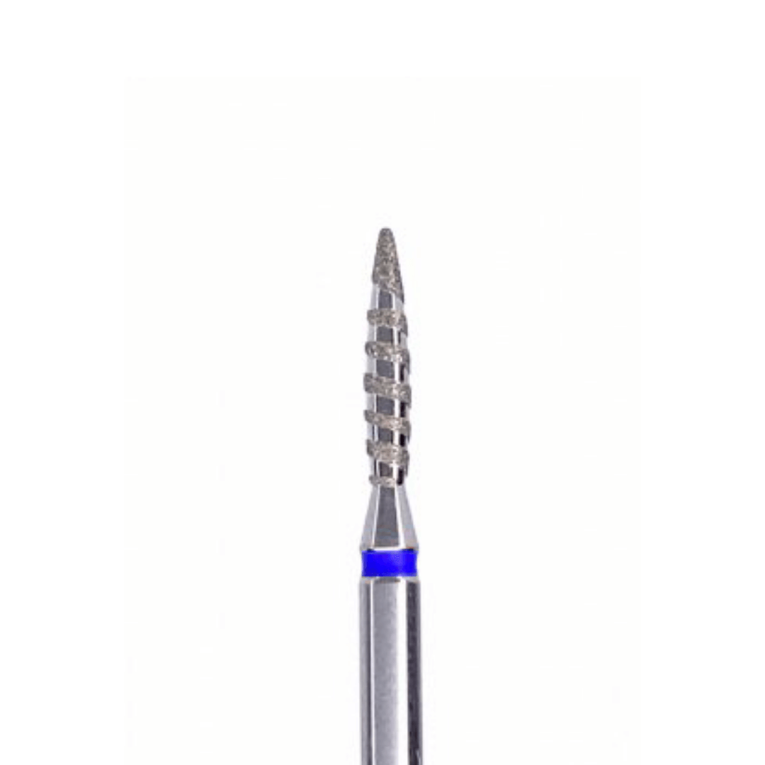 KMIZ Diamond Flame Tornado E-File Nail Drill Bit - Medium Grit